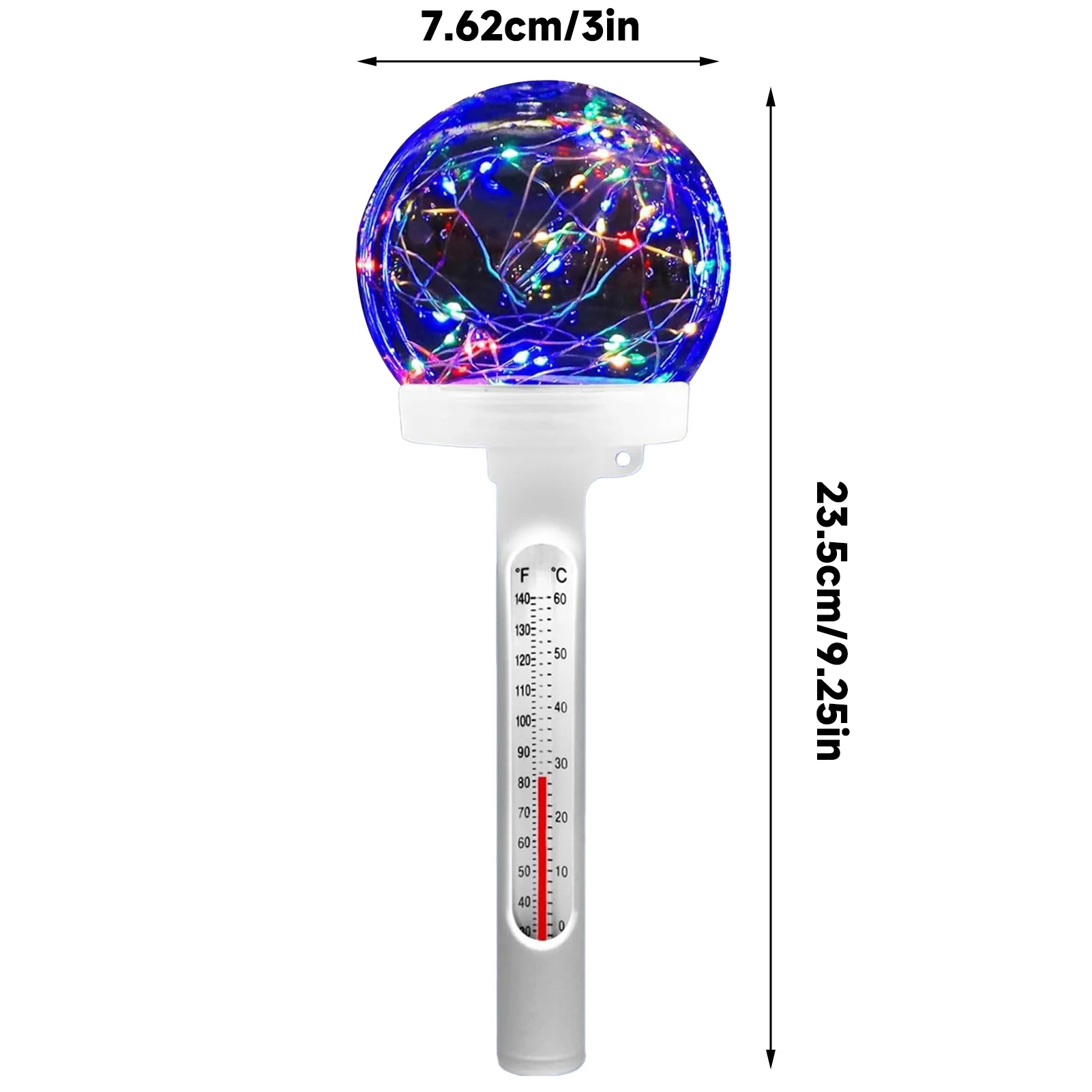 수영장 부유 온도계, 천체 조명, 수영장 온도 온도계, 대부분의 유형의 수영장, 신제품