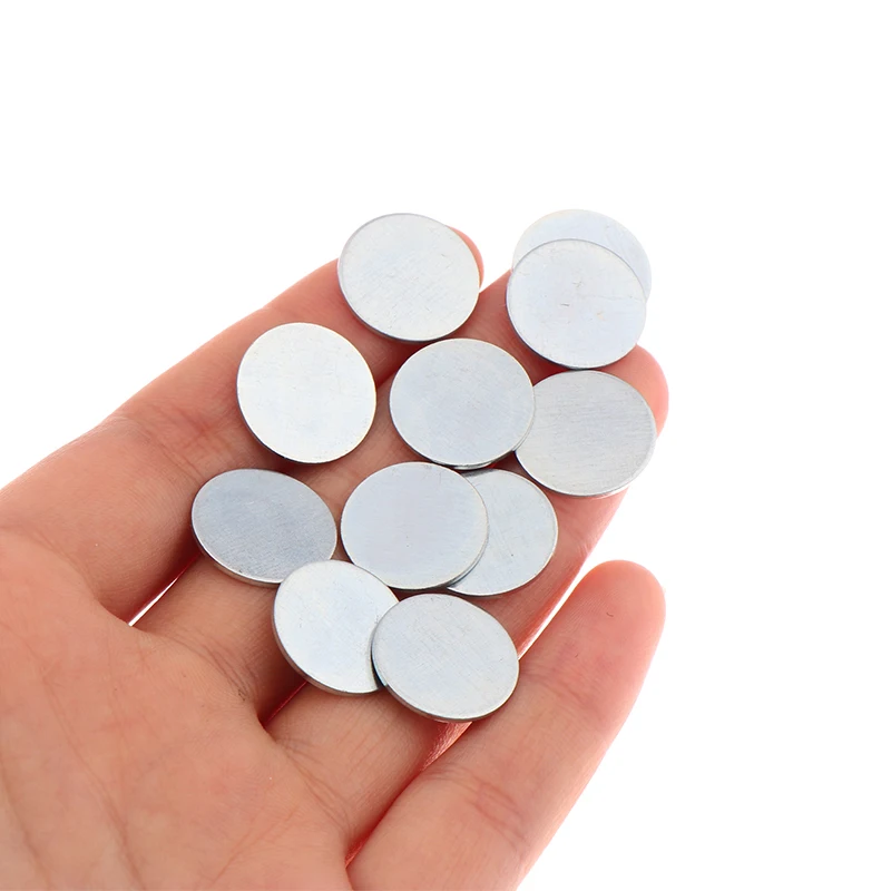 50/100Pcs Ultra-thin Round Galvanized Sheet Iron Sheet For DIY Handmade Make Accessories