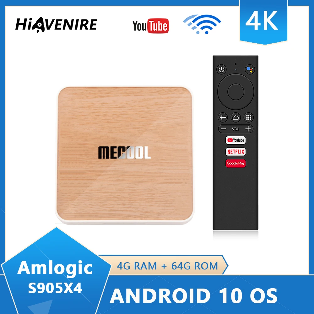 KM6 Google Certified Smart Android TV Box 4GB 64GB Amlogic S905X4 TV