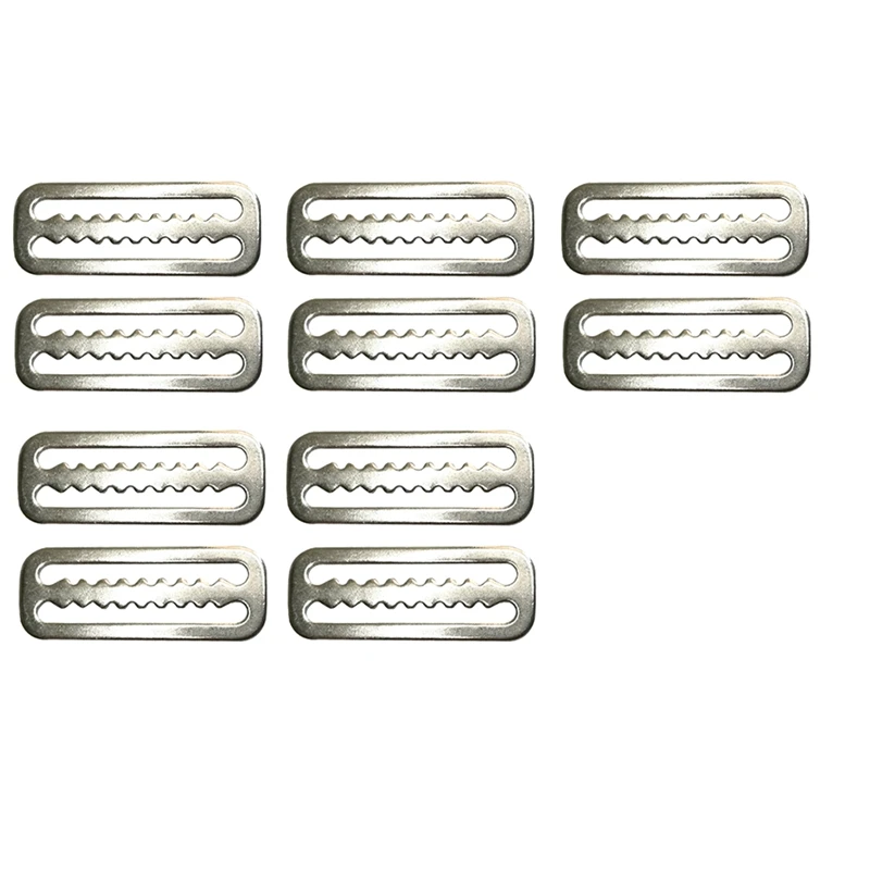 

10Pcs Scuba Diving Weight Belt Slide Keeper Ring Webbing Harness Belt