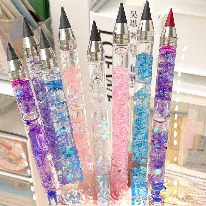 

1 Pc Crown Colorful Unlimited Writing Pencil Eternal No Ink Pen Magic Pencils Painting Supplies Novelty Gifts Stationery