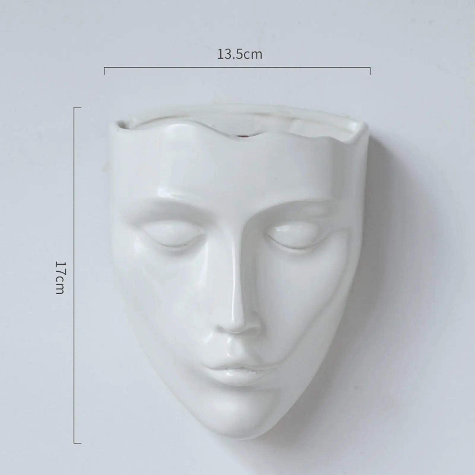 Creative Planter Decoration Wall Mounted Face Flower Pot Outdoor Indoor