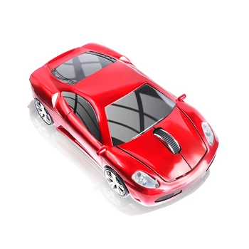 Wireless 2.4G Mouse Supercar Appearance Light Weight Mause Portable Energy Saving Windows MacOS Compatiple Office Use Gift Kids 1