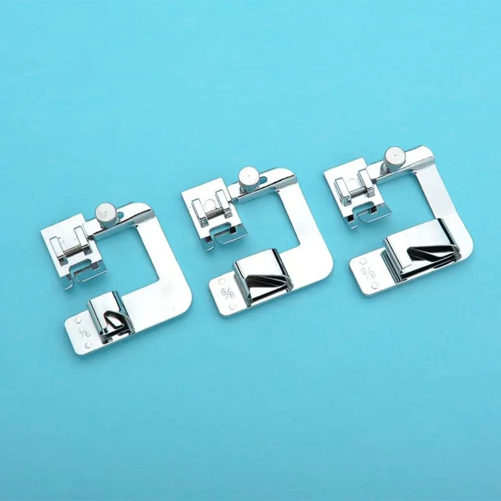 Durable Edge Line Stitchguide Multi function Presser Foot Rolled Hem