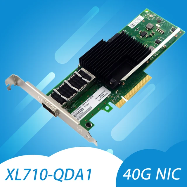 Чипсет Intel XL710 PCIe 3,0 X8 QSFP + 40G, Однопортовый строковый телефон 1