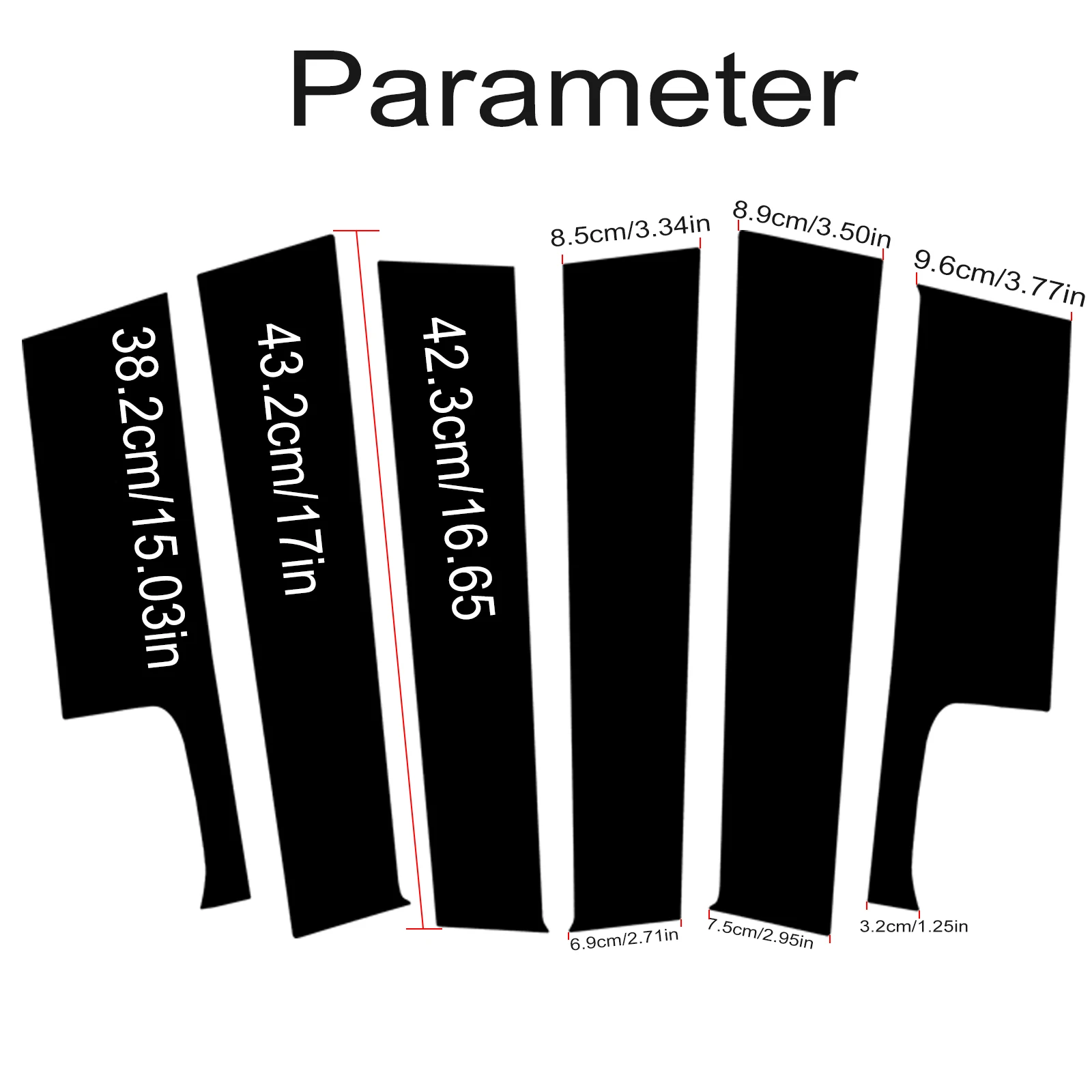 Polished Pillar Posts 6PCS For Jeep Compass 2007-2015 Car Window Trim Cover BC Column Sticker Acess&oacute;rio Para Carro car window stickers,window door cover trim,car window trim stickers,car window trim