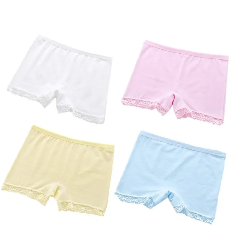Baby Girls 100% Cotton Lace Underwears 3pcs 2-10 Years