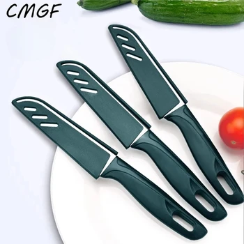 CMGF coltello da frutta da cucina con guaina Set di coltelli da cucina affilati in acciaio inossidabile pelapatate gadget da cucina 1