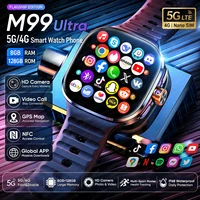 Montre connectée Android avec réseau 5G/4G complet, écran AMOLED de 2,4 pouces, appels indépendants, caméra, GPS, Wifi, Bluetooth, montre de sport 1