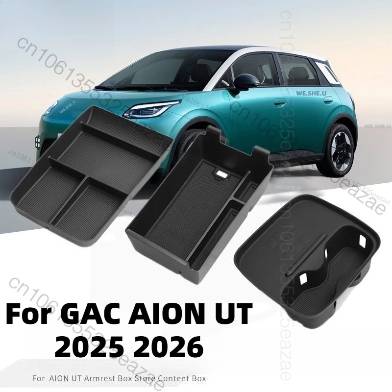 Organizer per Bracciolo con Vano Portaoggetti per GAC AION UT 2025 2026, Accessori Interni per Auto