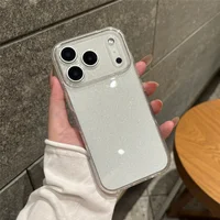 Luxury Bling Glitter Clear Shockproof Armor Case For iPhone 17 17Air 17Pro 17Pro Max Transparent Lens Protection Hard Back Cover - Image 3