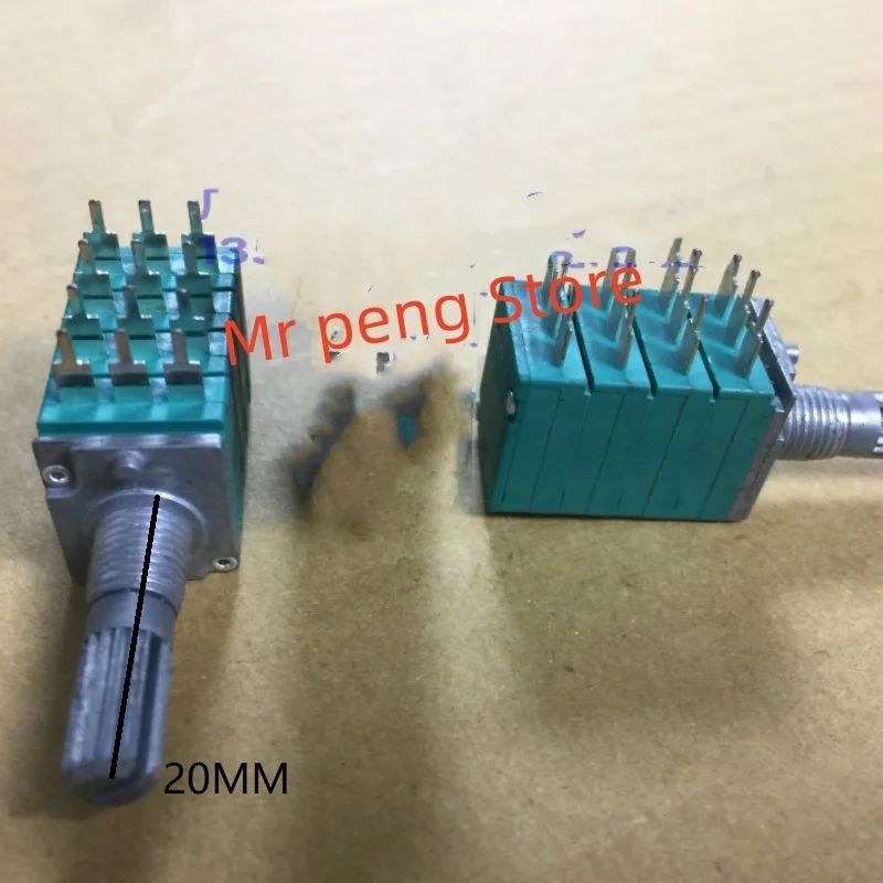 

2 шт., 4-групповой потенциометр A10K, 4 группы, 20 мм
