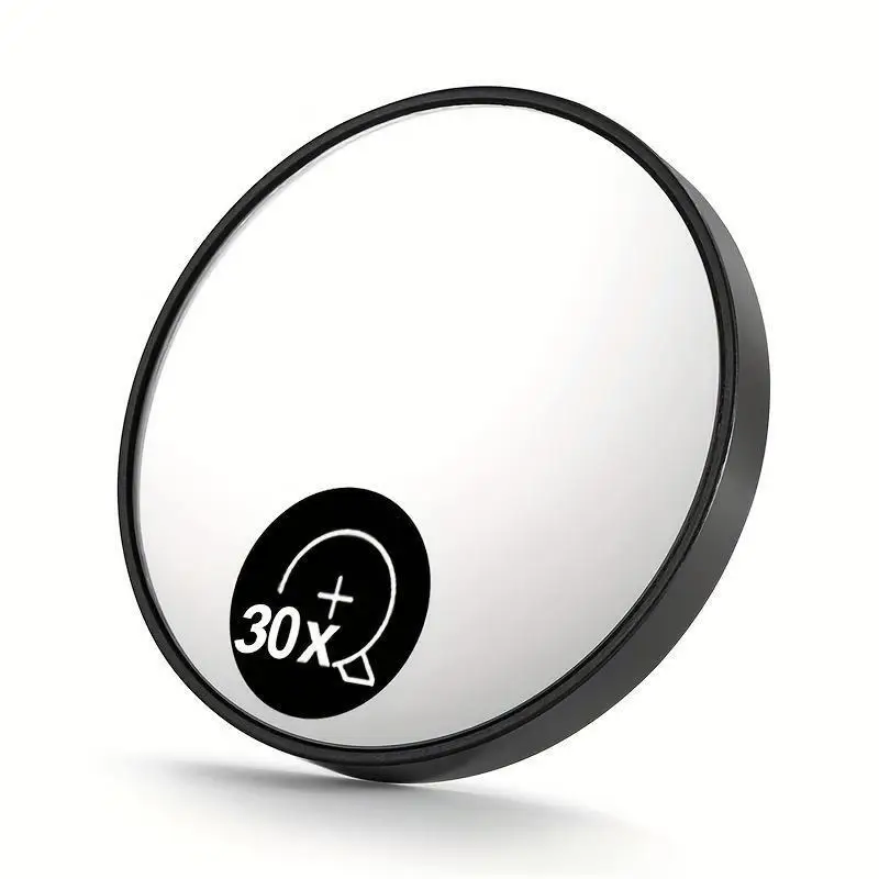 Magnifying Makeup Mirror 10X 20X 30X Times Bathroom Suction Cup Shaving Suction Blackhead Round Small Mirror Makeup Tools