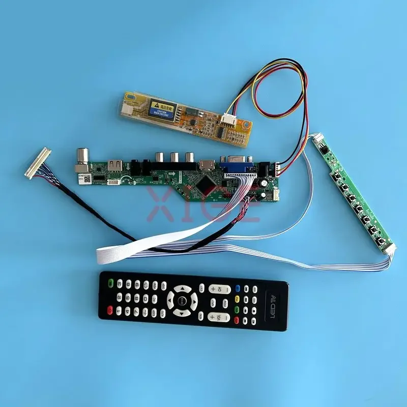 

Плата драйвера ЖК-контроллера подходит для LTN150X6 LTN150XB LTN150XG аналогового ТВ 1024*768 комплект 1CCFL AV + USB + IR + VGA + HDMI LVDS 30-контактная ЖК-панель