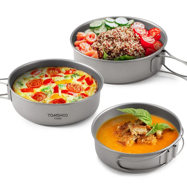 Ultralight Titanium Dinner Bowl Pan - Image 5