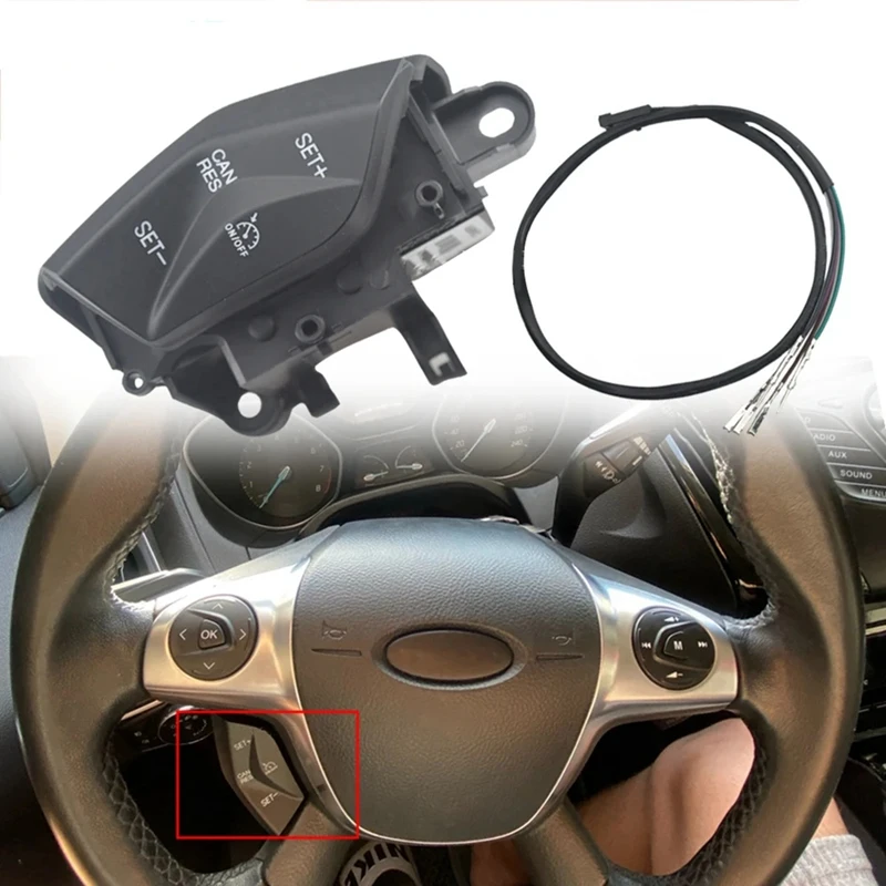 

Car Steering Wheel Speed Control Switch Cruise Control System For Ford Focus 3 Kuga Parts