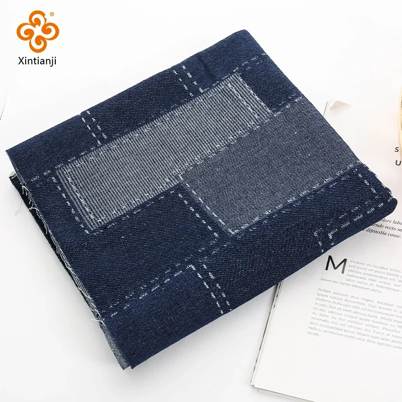 Denim Stof Pure Katoen Gewassen Denim Stof Maken
