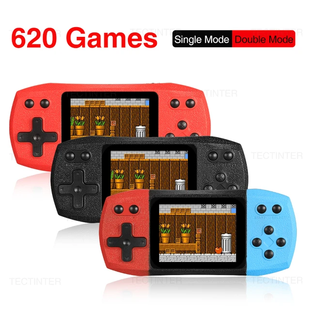 SUP 2 Players Classic Video Game Box 400 in 1 - 8Bit Retro Inbuilt Games  Handheld Game Console AV Out Mini Retro Game Support Two Players Gamepad