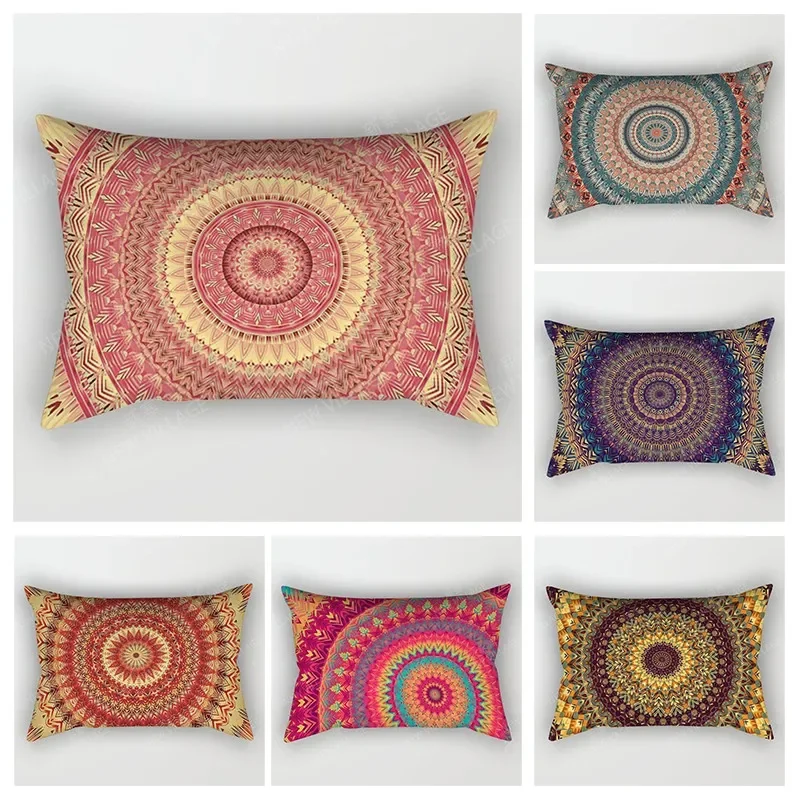 

Nordic fall home decor 30*50 throw pillow cover sofa boho living room Cushion cover 30x50cm 40x60 50x70 Vintage Mandala Morocco