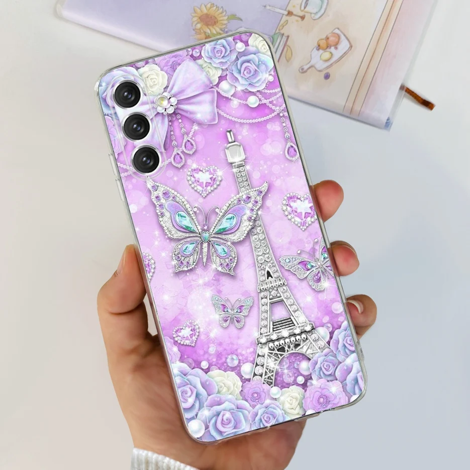 Cute Fashion Painted Soft Silicone Phone Case - Stylish Bumper Cover