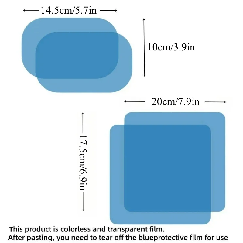 Anti Fog Car Mirror Window Films Side Rearview Mirror Protective Films Anti Water Mist Rainproof Hydrophobic Auto Stickers rearview mirror rain shield car rainproof film rearview mirror rain eyebrow rearview mirror rain guard car mirror film