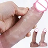 Flesh Skin Dildo Soft Realistic Light Color Penis Suction Cup Big Dick Female Masturbate G-spot Anal Vagina Sex Toy for Adult 18 1