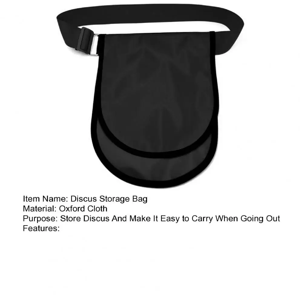 Discus Storage Bag Oxford Cloth Adjustable Strap Sports Track And Field Shot Put Throwing Discus Carrier Shoulder Pouch Handbag