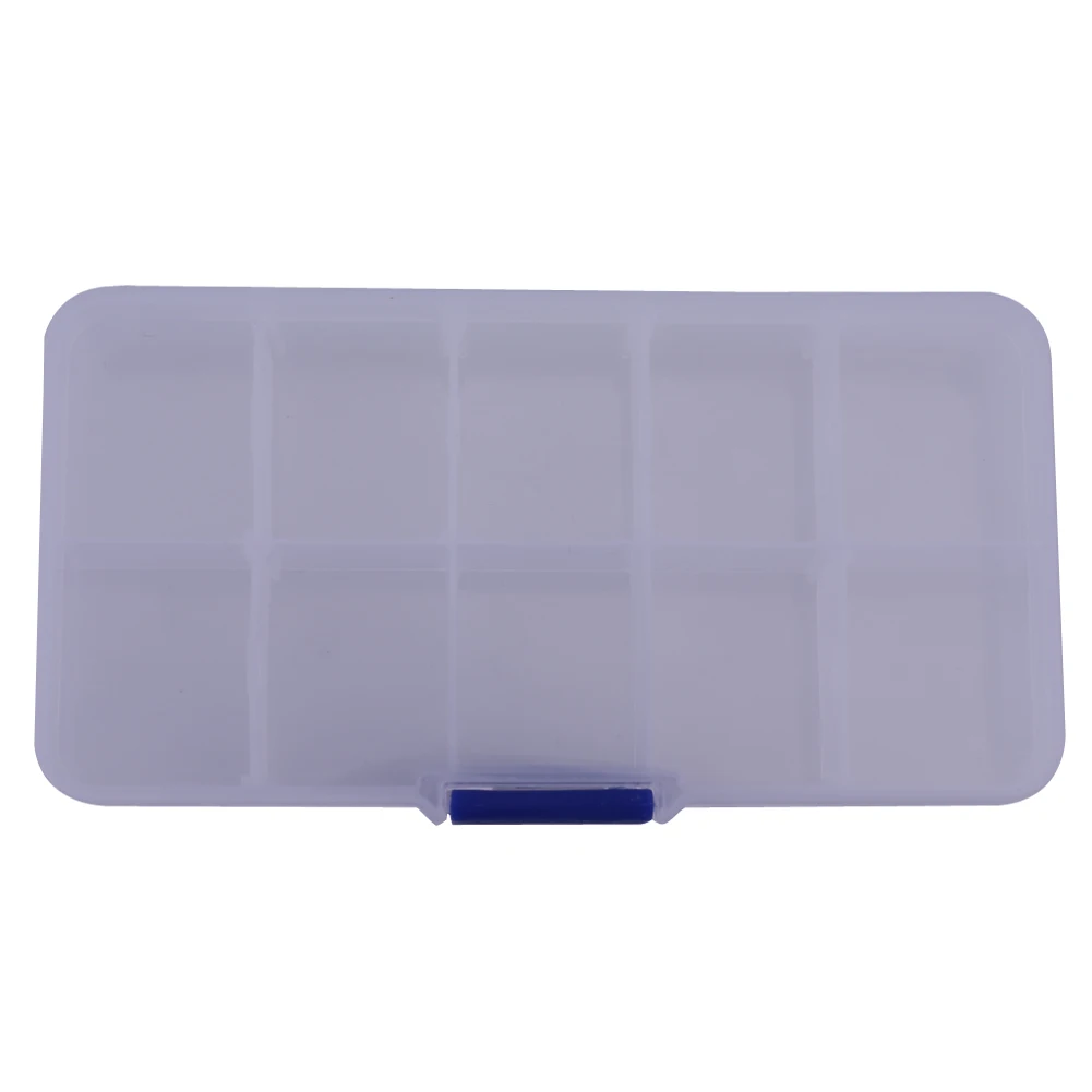 Portable Plastic Fishing Tackle Box Storage Case
