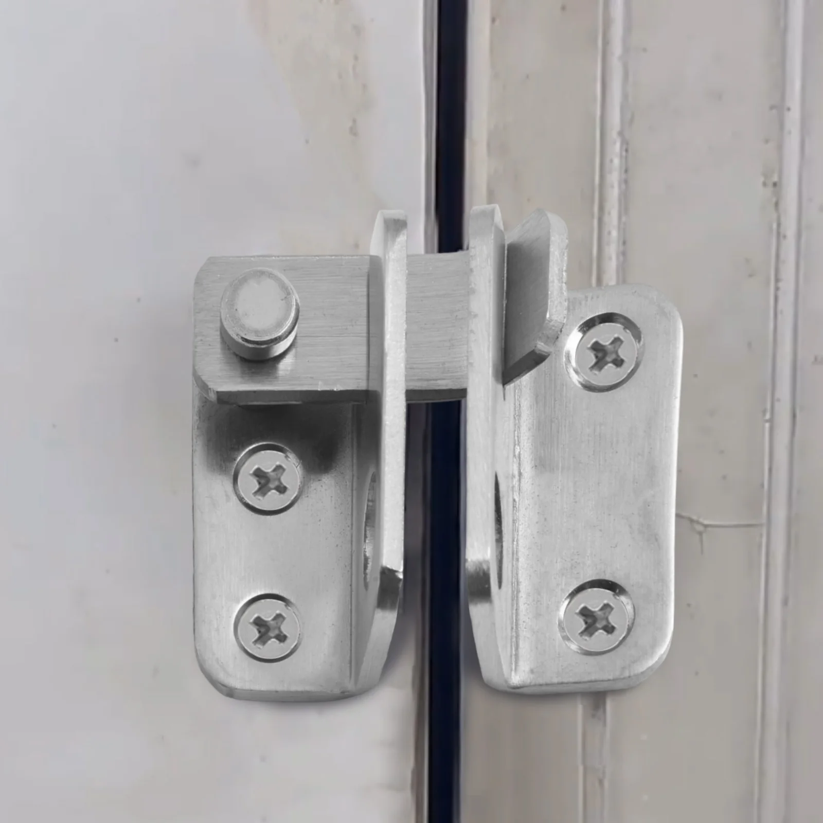 Home Safety Security Door Bolt Latch Lock Replacement Silver Stainless Steel Tool Wardrobe Buckle Bracket Hasp