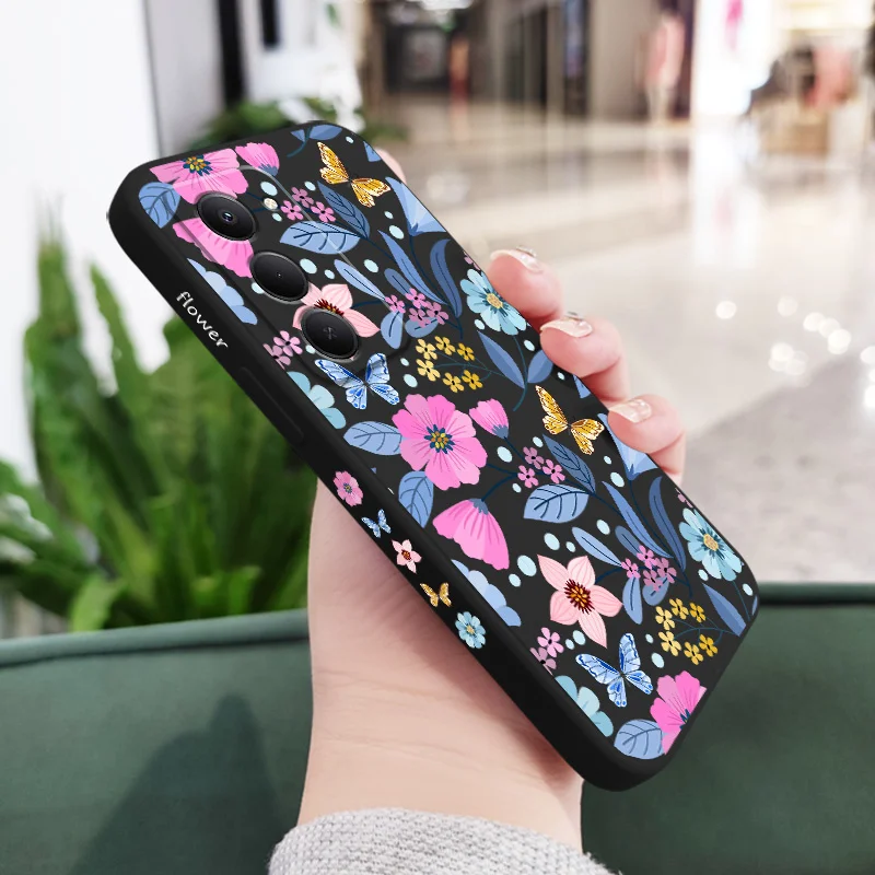 Elegant Miss Pattern Silicone Soft Phone Case