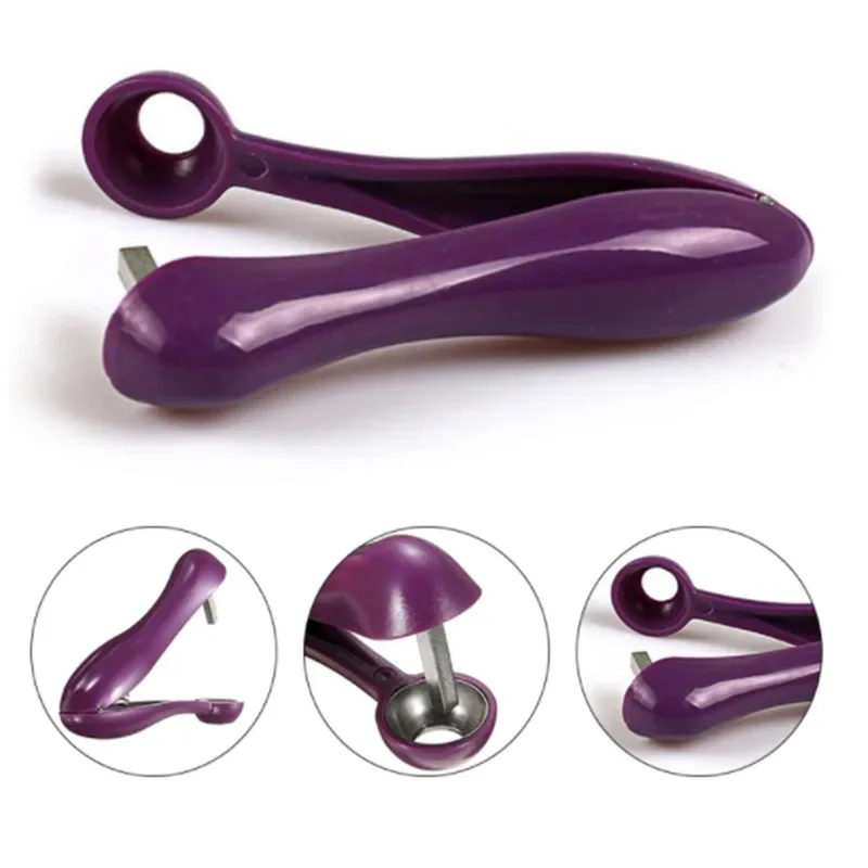 Description Picture 6 of itemNew Cherry Fruit Kitchen Pitter Remover Olive Corer Seed Remove Pit Tool Gadge Vegetable Salad Tools for Cooking Accessories