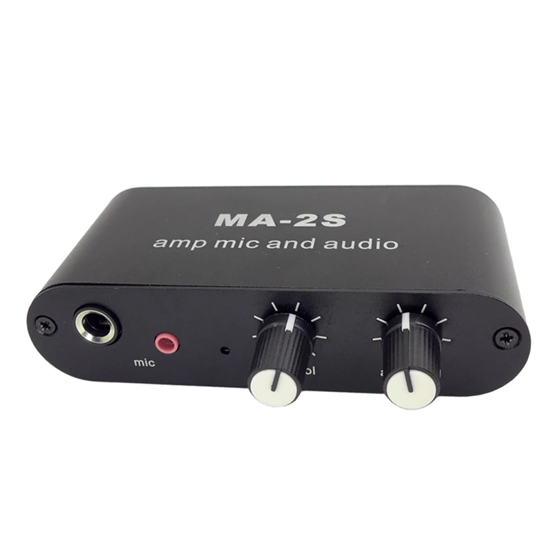 HOT 3.5Mm Condenser Microphone Amplifier Headphone Amplifier Music