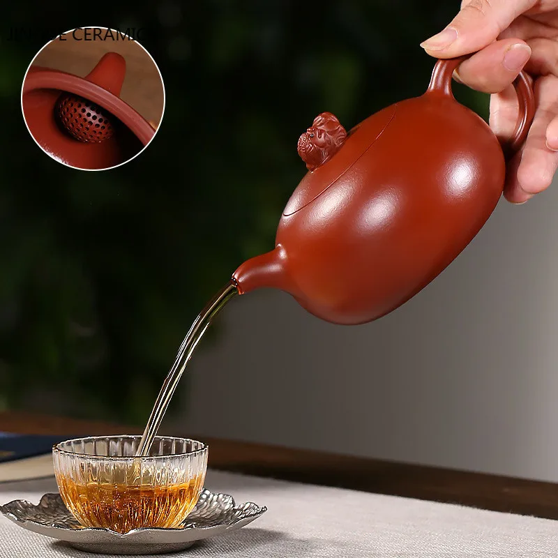 Tie Guanyin Chinese Tea Ceremony Gifts Yixing Tea Pot Purple Clay