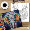 1pc Art Coloring Book 22 Page Coloring Books Gift For Birthday Party Relieve Stress Kill Time Graffiti Painting Drawing Art Book 4