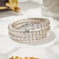 Designer Fashion Copper Jewelry 3A Cubic Zirconia Party Bangle 2