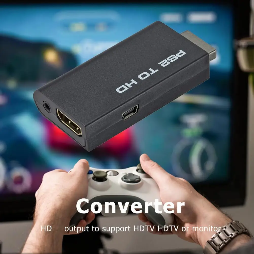 PS2 HDMI 호환 오디오 비디오 변환기, 게임 콘솔 HDTV 어댑터