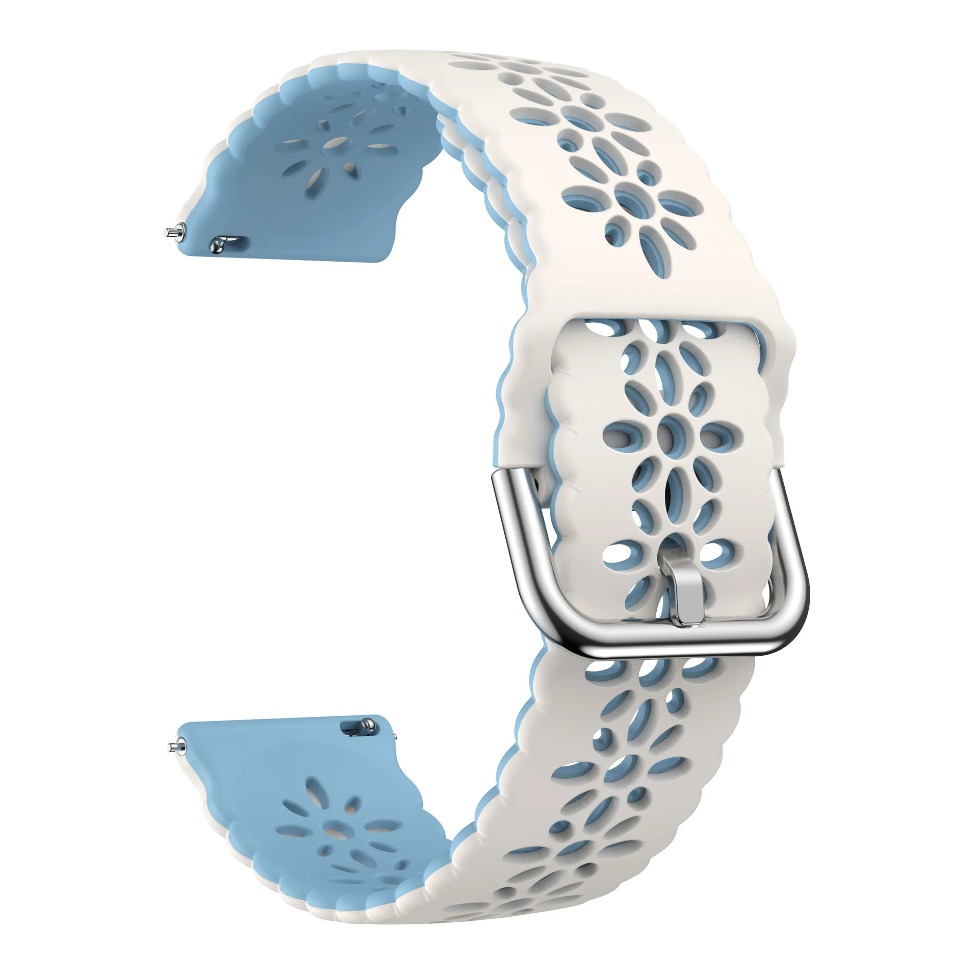 Durable Silicone Watch Band - 20mm/22mm, Multiple Colors