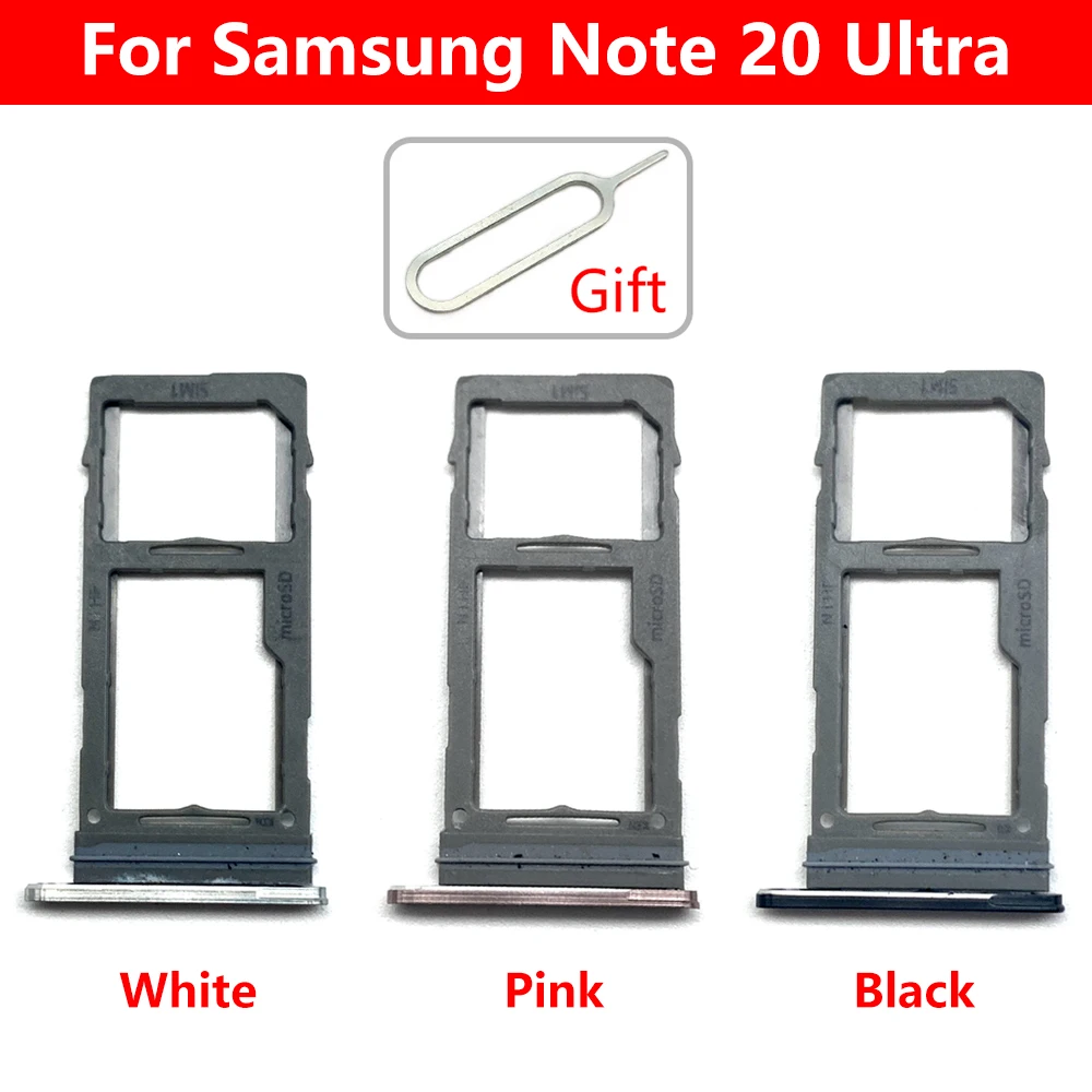 For Samsung Note 20 Ultra S22 Plus Dual Sim Card Slot Tray Holder Nano Micro Sd Card Reader