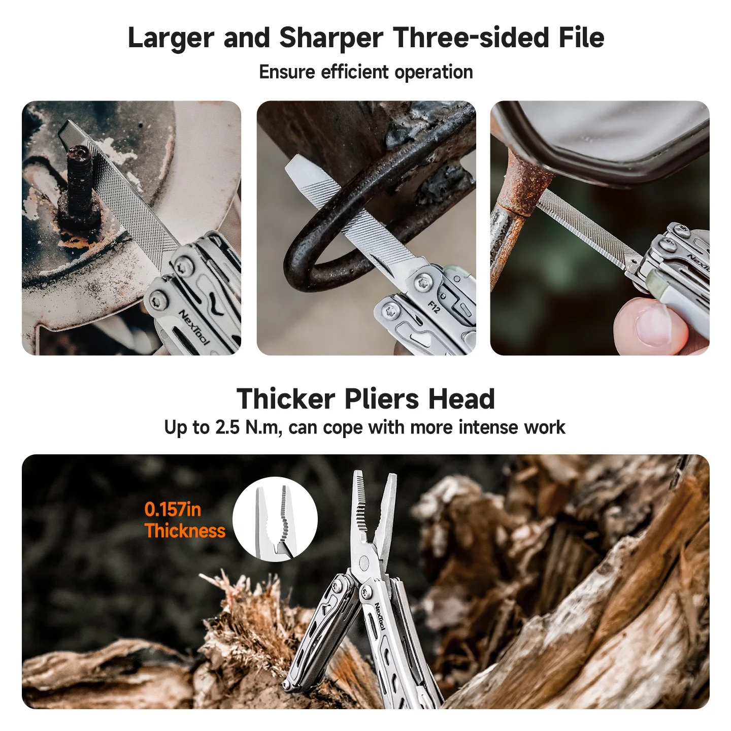 NexTool Mini Flagship F12 Multi Tool Pliers 13 In 1 Folding EDC Multitool Screwdriver File Ruler Outdoor Camping Tools 4