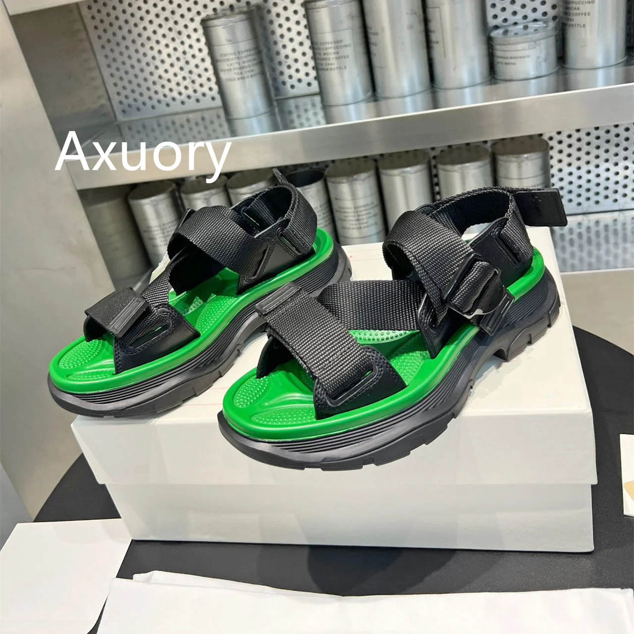 2023 New Sandal Thick soled nylon beach sandals Fashion Colorful Color Thick Bottom Anti Slip ventilate