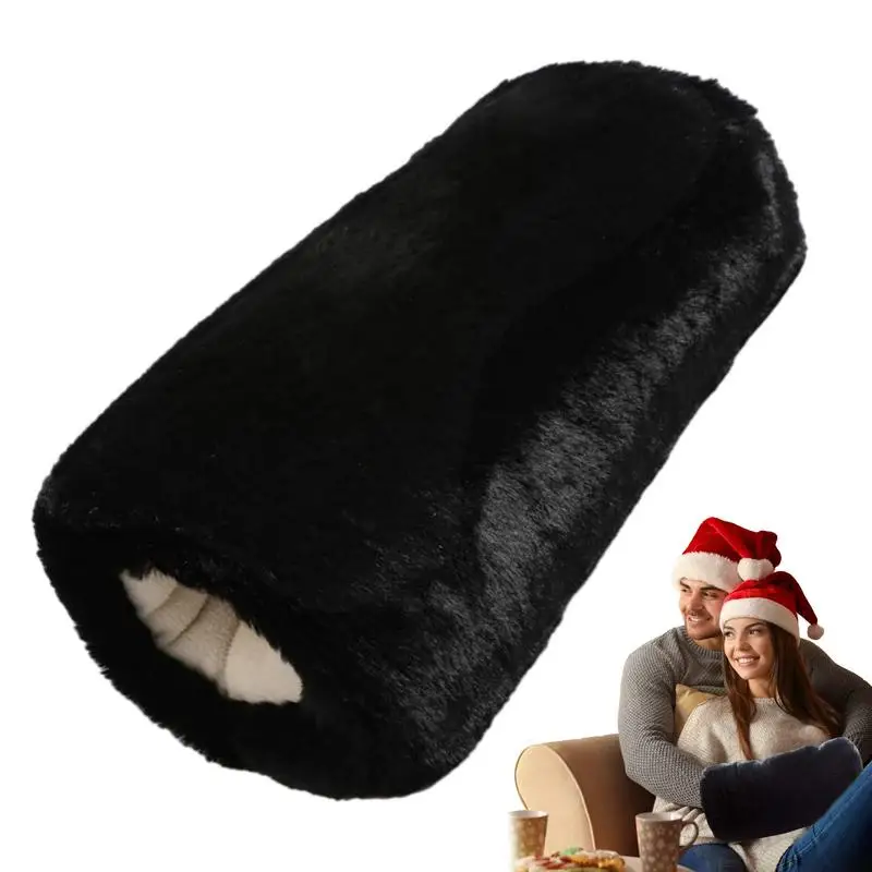 

Faux Fur Hand Muffs Cold Weather Hand Muff Wrist Hand Warmer Gloves Furry Plush Muffler Chic Fuzzy Luxury Fancy Fur Hand Muff