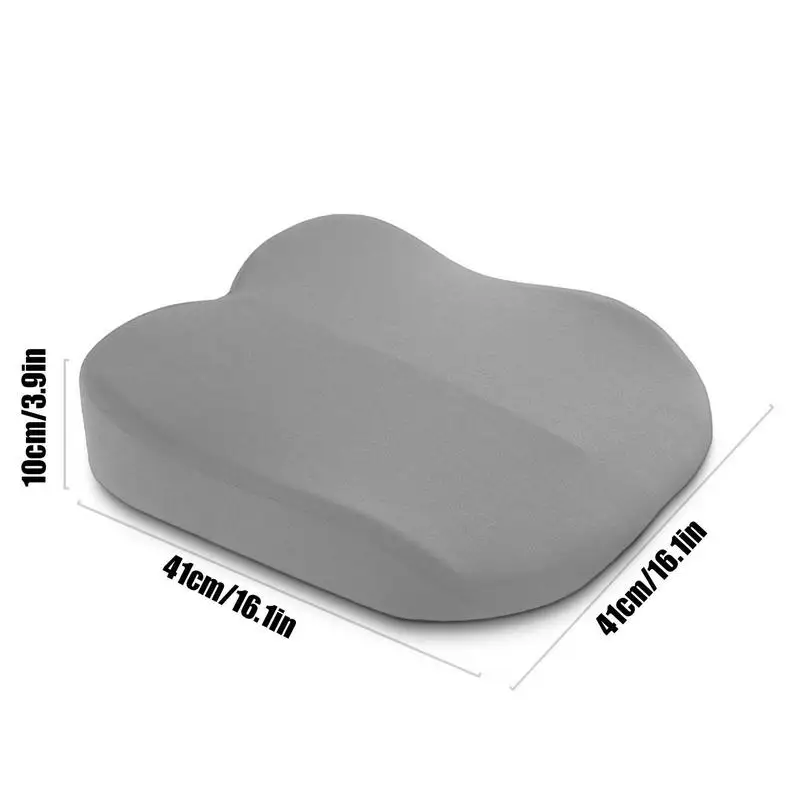 Office Memory Foam Chair Cushions Butt Pillow for Car Long Sitting - Black
