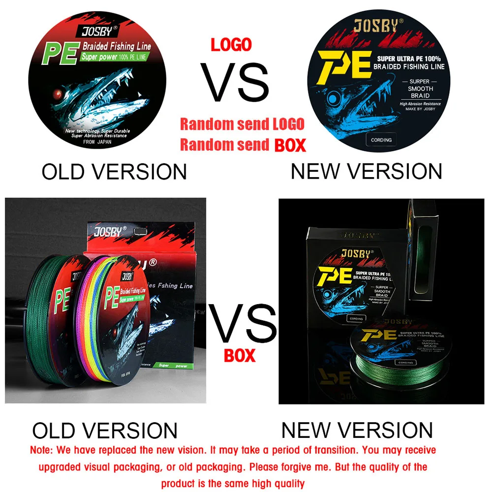 JOSBY New 4 Strands PE Fishing Line Raid 150M Multifilament Wire Carp Fly Sea Saltwater Weave Extreme Tool 23LB-45LB 6
