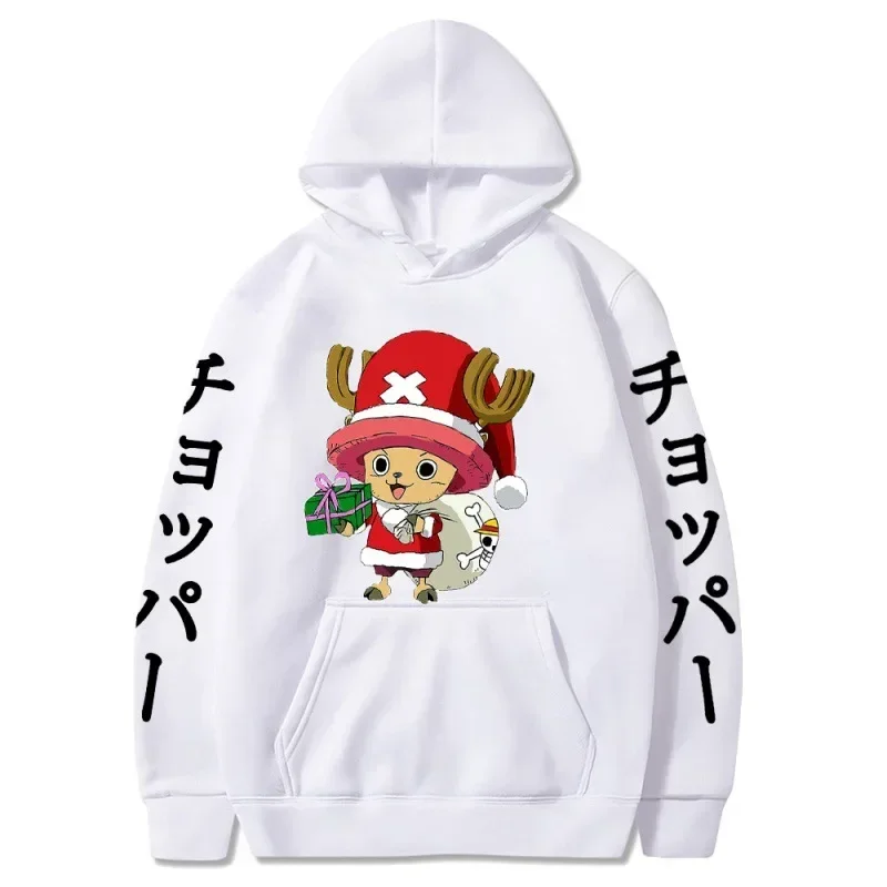 

Anime One Piece Chopper Pullover Hoodie Plus Fleece Youth Men's and Women's Jacket Sweater Anime Hoodie