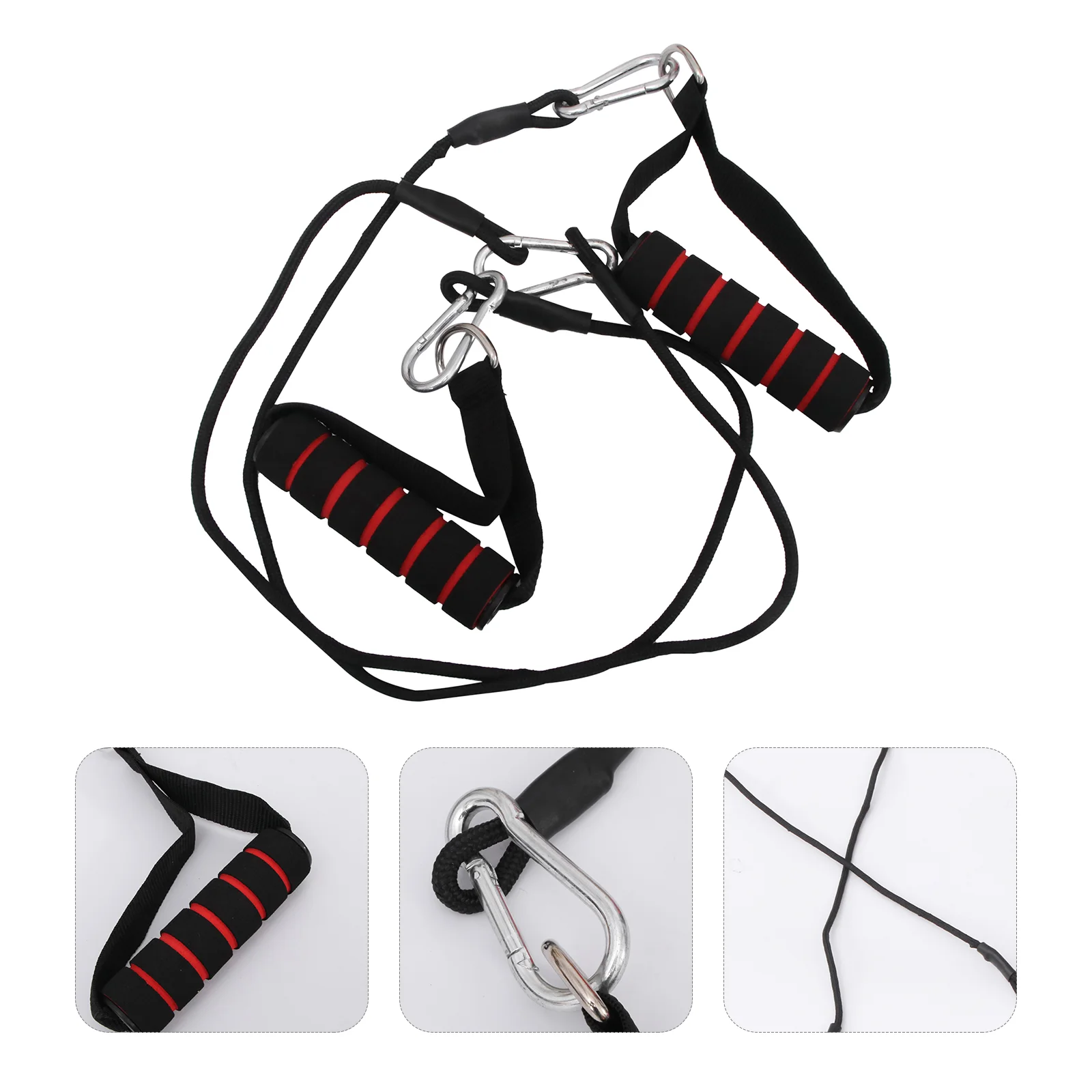 

Bands Pulley Exercise System Rope Workout Arm Resistance Cable Ropes Attachment Tricep Fitness Pulldown Handles Cables Biceps