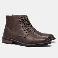 Classical Men Boots 2025 Fashion Comfortable Spring Leather Ankle Boots - Image 3
