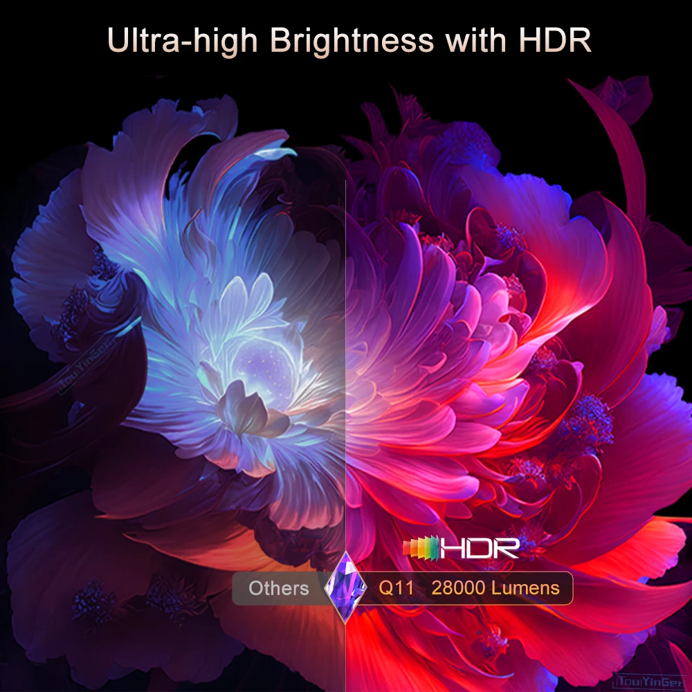 تويينجر Q11 جهاز عرض 4K LED