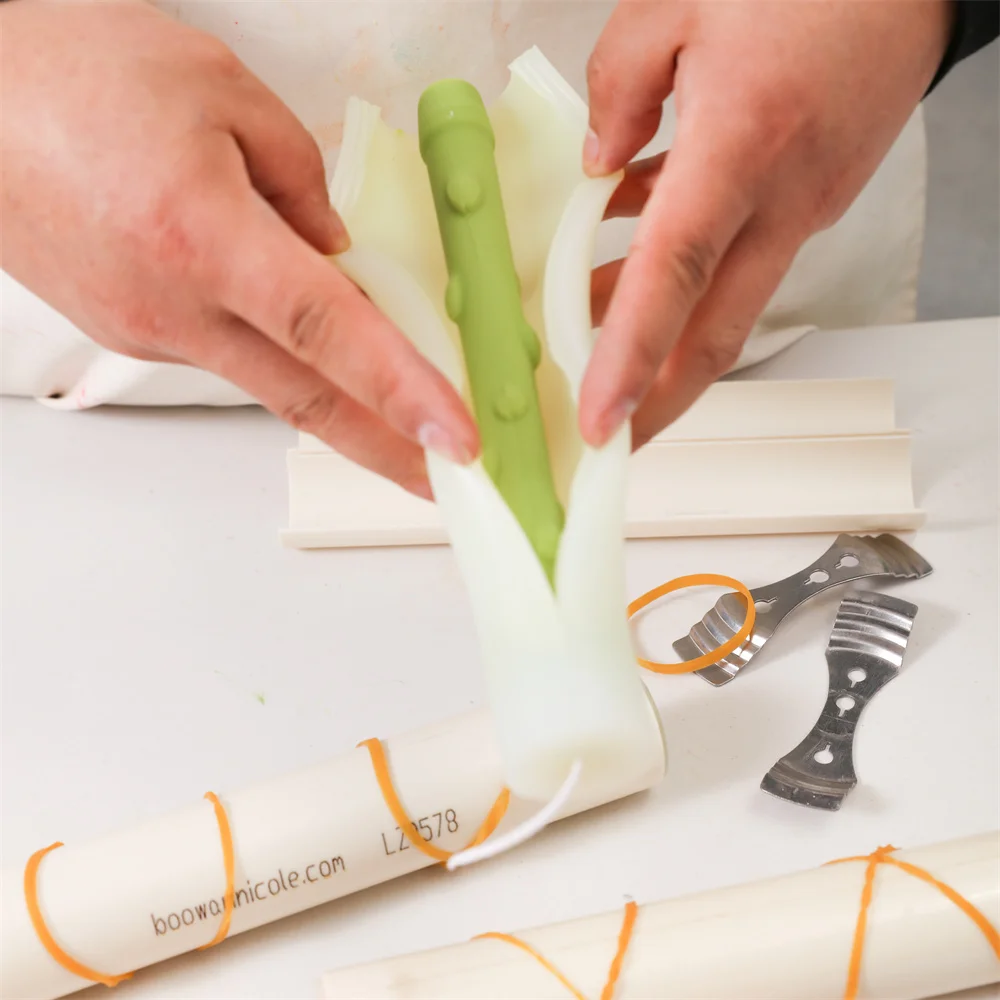 Asparagus Silicone Molds Candles Handmade Aromatherapy Soy Wax Candle Mould DIY Candle Making Supplies