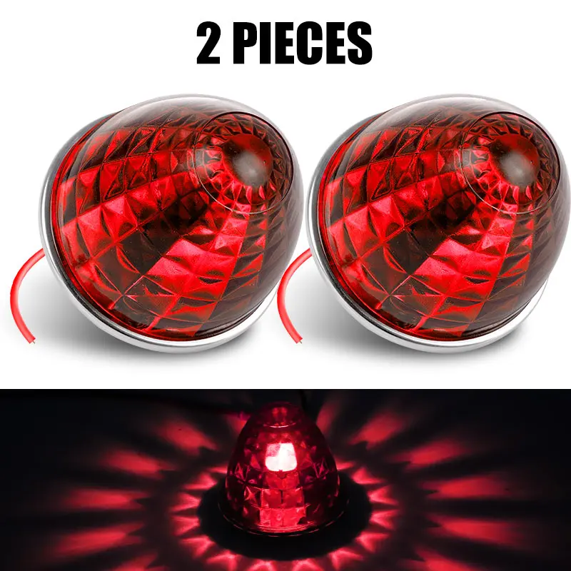 2pcs Red B Style