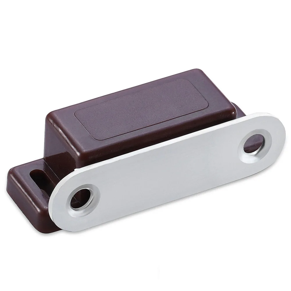 Door Closers Magnetic Catches Magnetic 4.5cm 6PCS ABS Plastic Brown Cabinet Cabinet Latches Heavy Duty None None